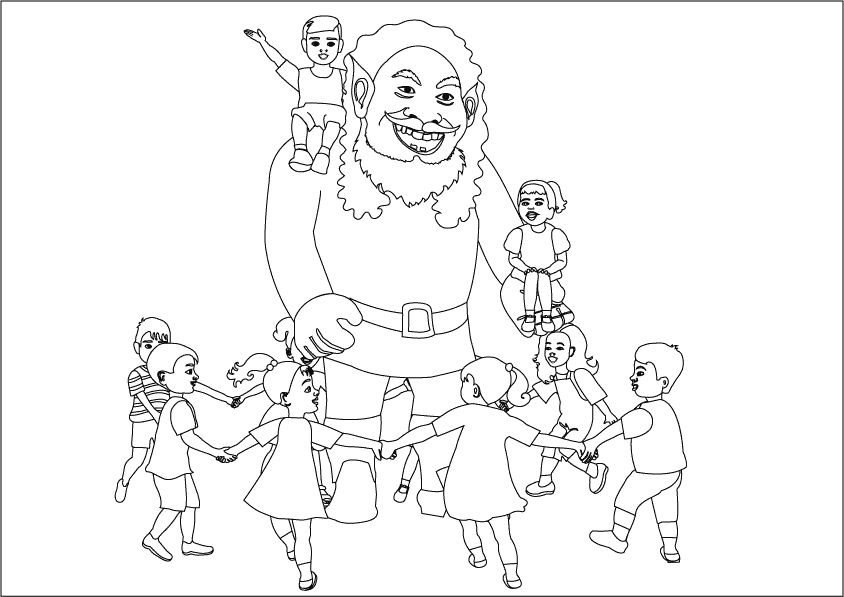 The Selfish Giant 6_coloring page