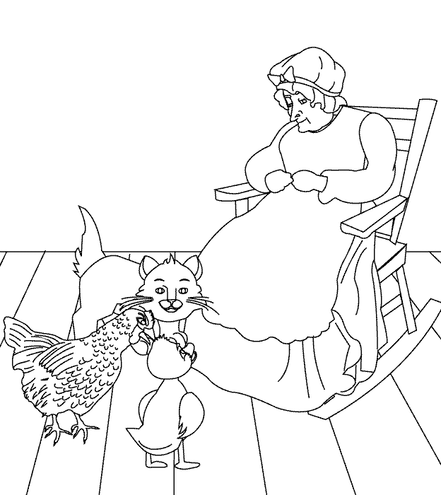 The Ugly Duckling page 7_coloring page