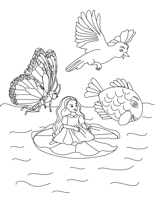 Thumbelina Page4_coloring page