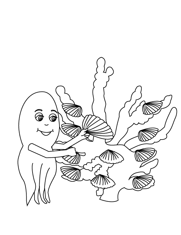 Cuttlefish_coloring page