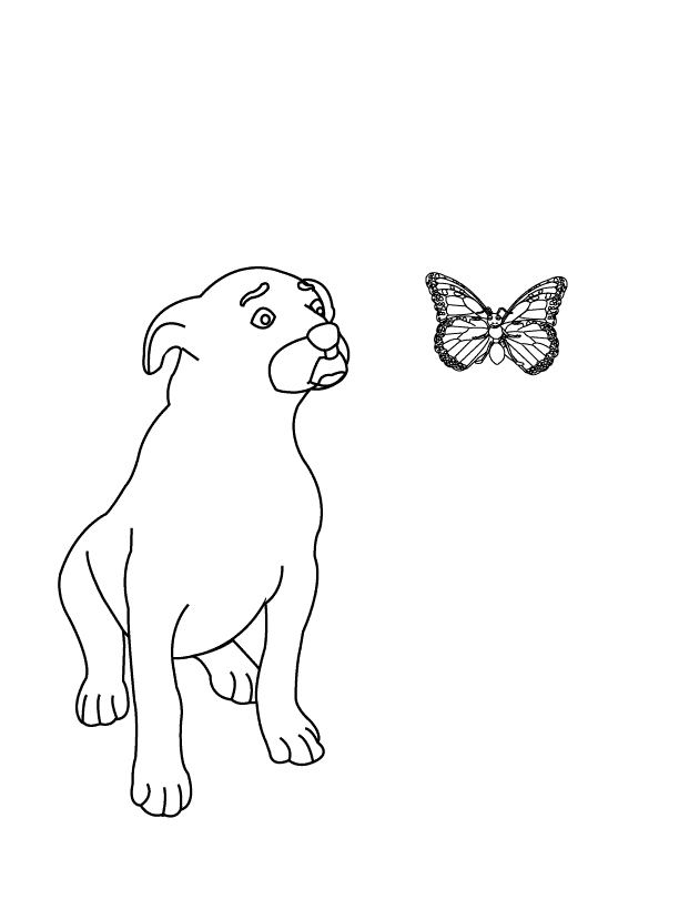 Dog_coloring page