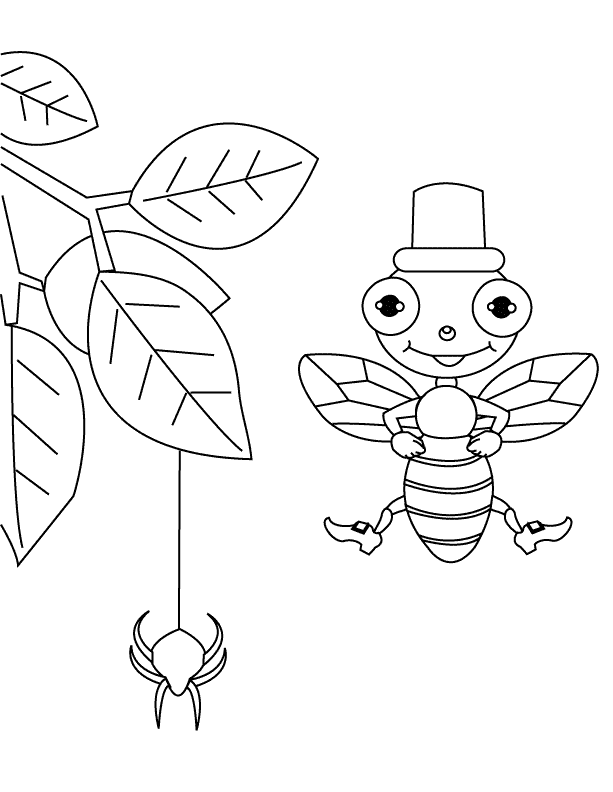 Fly_coloring page