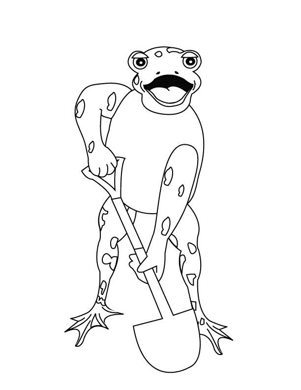 Frog2_coloring page