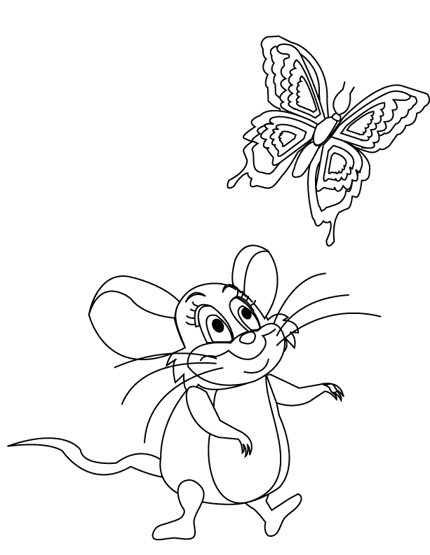 Mouse_coloring page