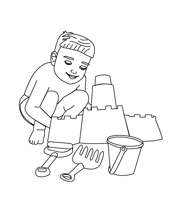 Building Castles_coloring page