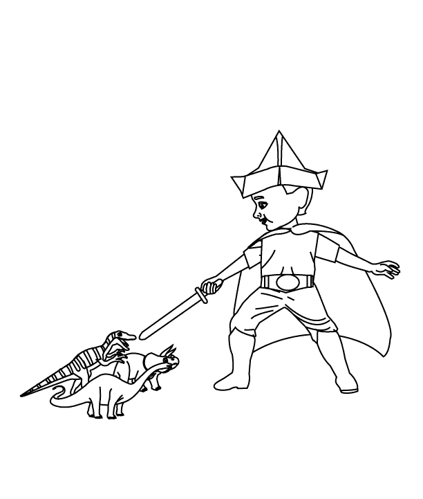 Hero 2_coloring page