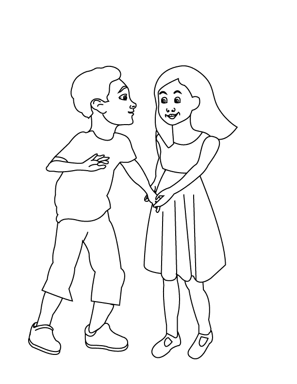 Children2_coloring page