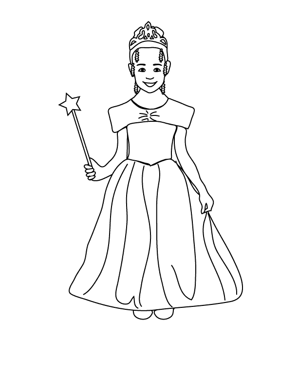 Fairy3_coloring page