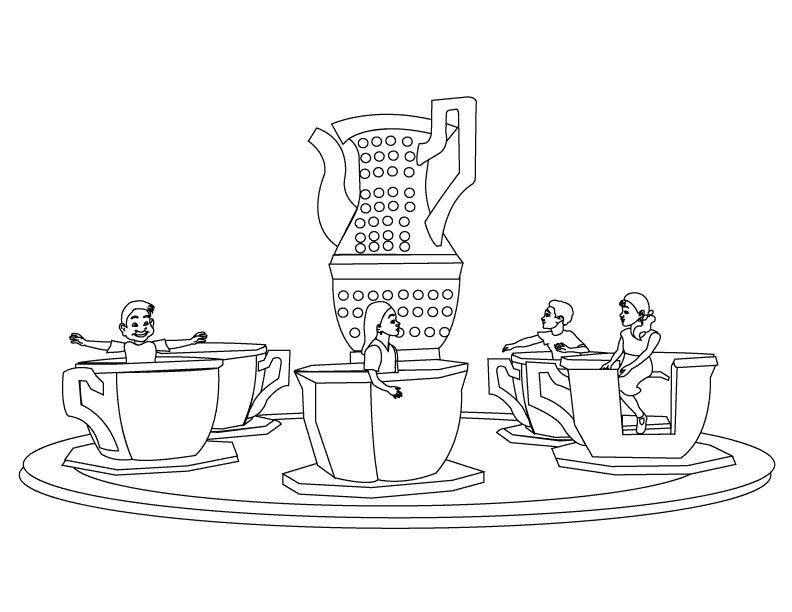 Tea Cups_coloring page