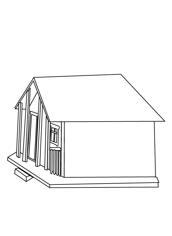 House4_coloring page