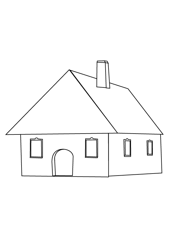 House5_coloring page