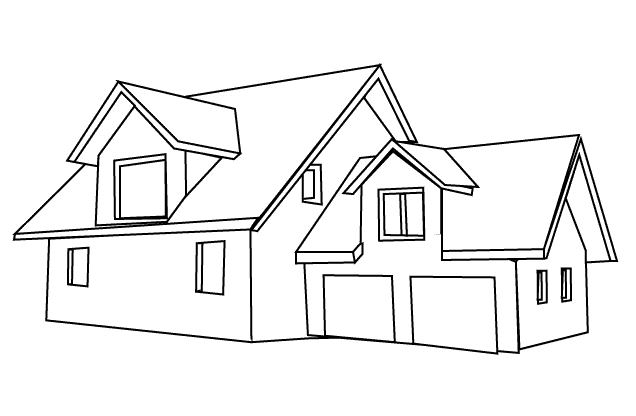 House7_coloring page