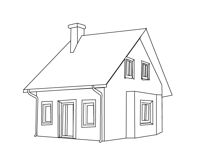 House9_coloring page
