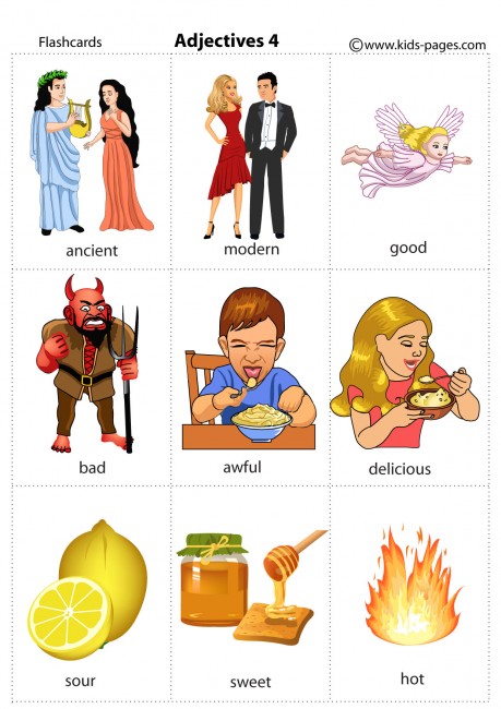 Adjectives 4 flashcard