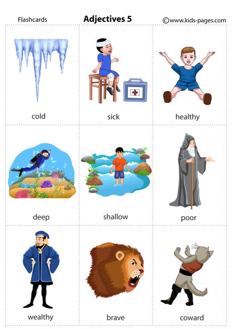 Adjectives 5 flashcard