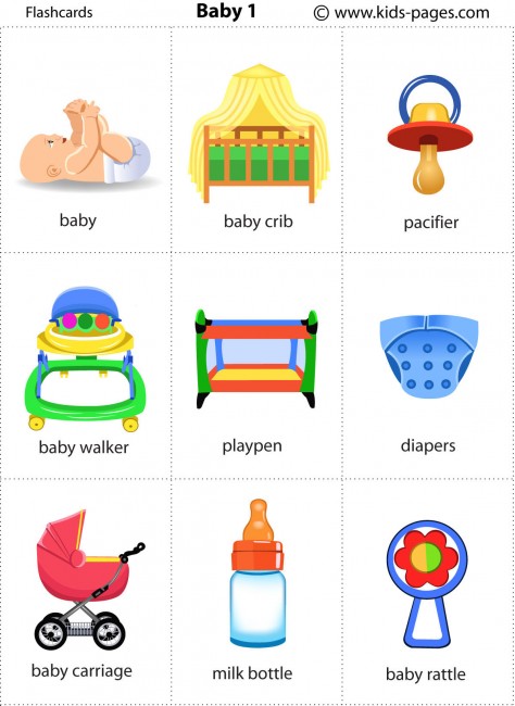 Baby 1 flashcard