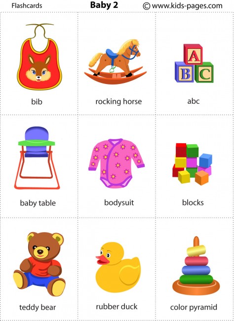 Baby 2 flashcard