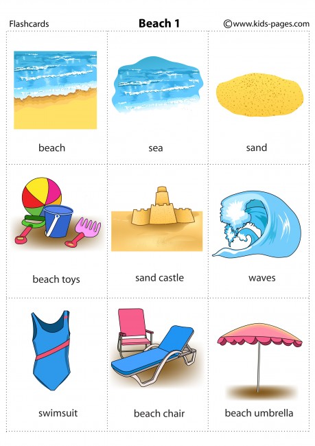 Beach 1 flashcard