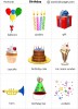 Birthday flashcards