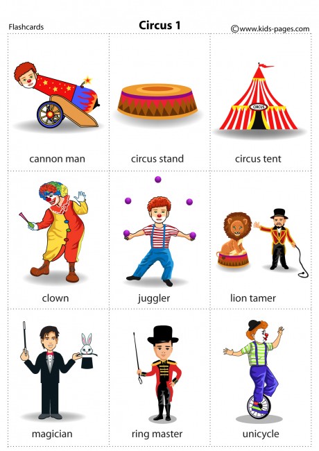 Circus 1 flashcard