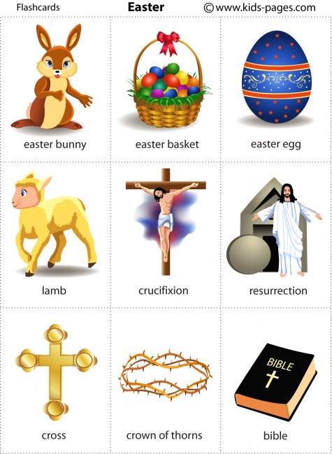 Easter flashcard