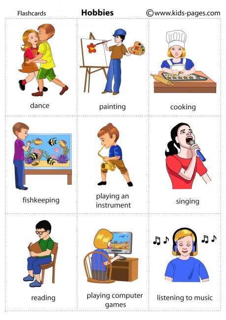 Hobbies 1 flashcard