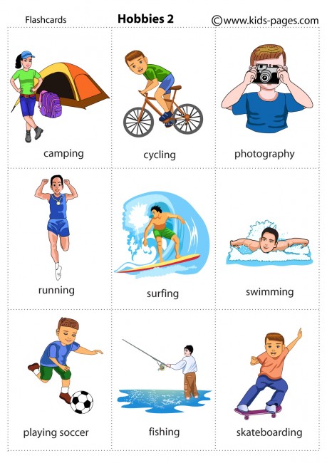 Hobbies 2 flashcard