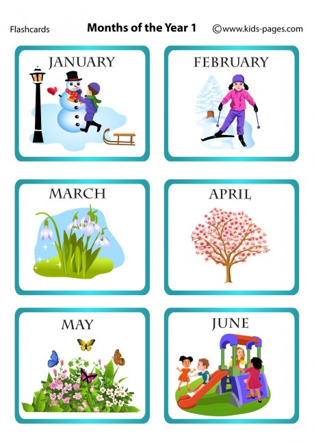 Months Of The Year 1 flashcard