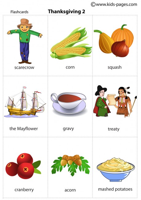 Thanksgiving 2 flashcard