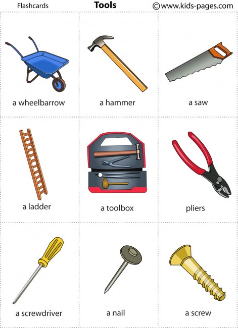 Tools flashcard