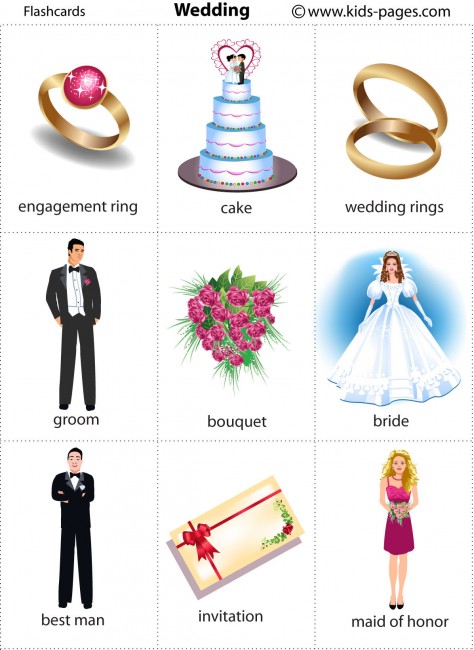 Wedding 1 flashcard