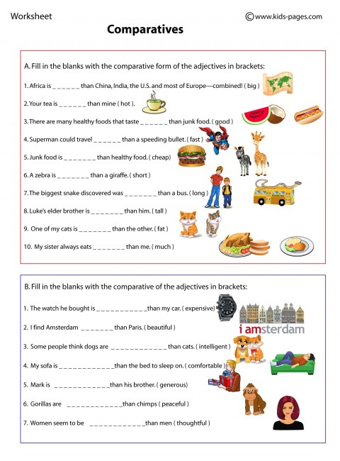 comparatives-worksheet