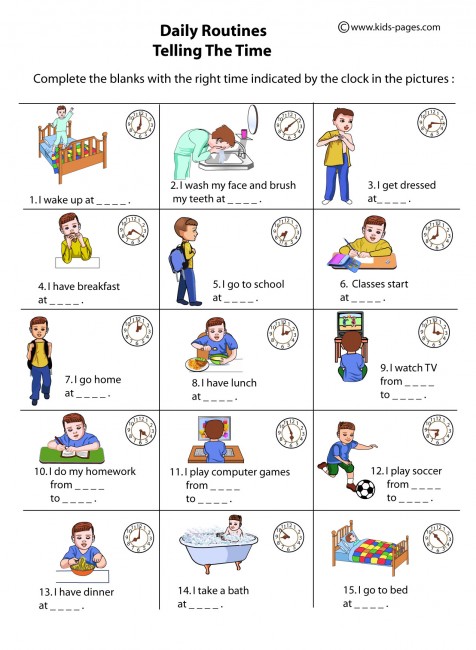 Daily Routines For Kids