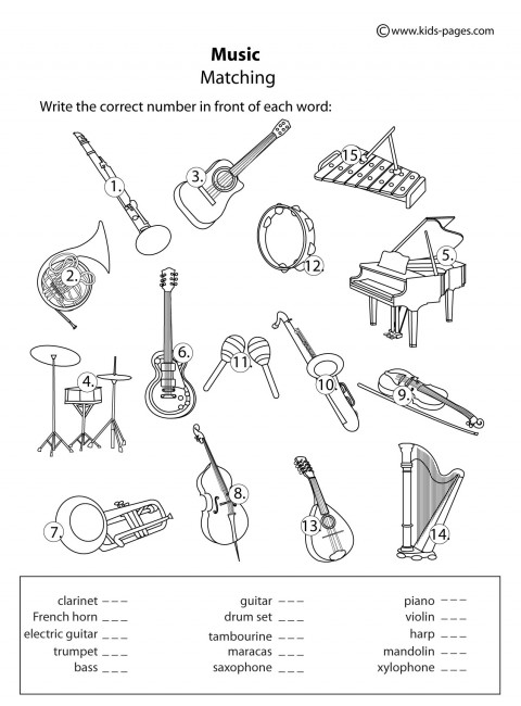 Instruments - Matching B&W