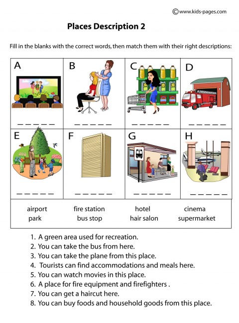 places-descriptions-2-worksheet